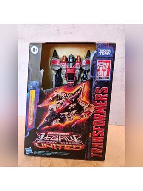 Transformers Legacy United Voyager Class Cybertron Universe Starscream, 7-inch
